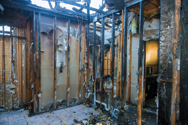 Professional Fire Damage Repair technician working in Deer Park, IL